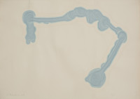 *Untitled*, abstract watercolor study