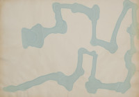 *Untitled*, abstract watercolor study