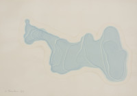 *Untitled*, abstract watercolor study