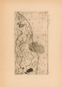 *Untitled*, abstract drypoint print (1958)