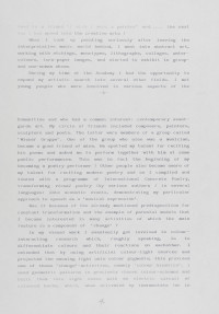 *An Art of Living* (1994/95), published in Spanish translation as *Un Arte de Vivir* in *Inventario* 5 (1995)
[GREE/2/060]
<br>