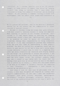 *An Art of Living* (1994/95), published in Spanish translation as *Un Arte de Vivir* in *Inventario* 5 (1995)
[GREE/2/060]
<br>
