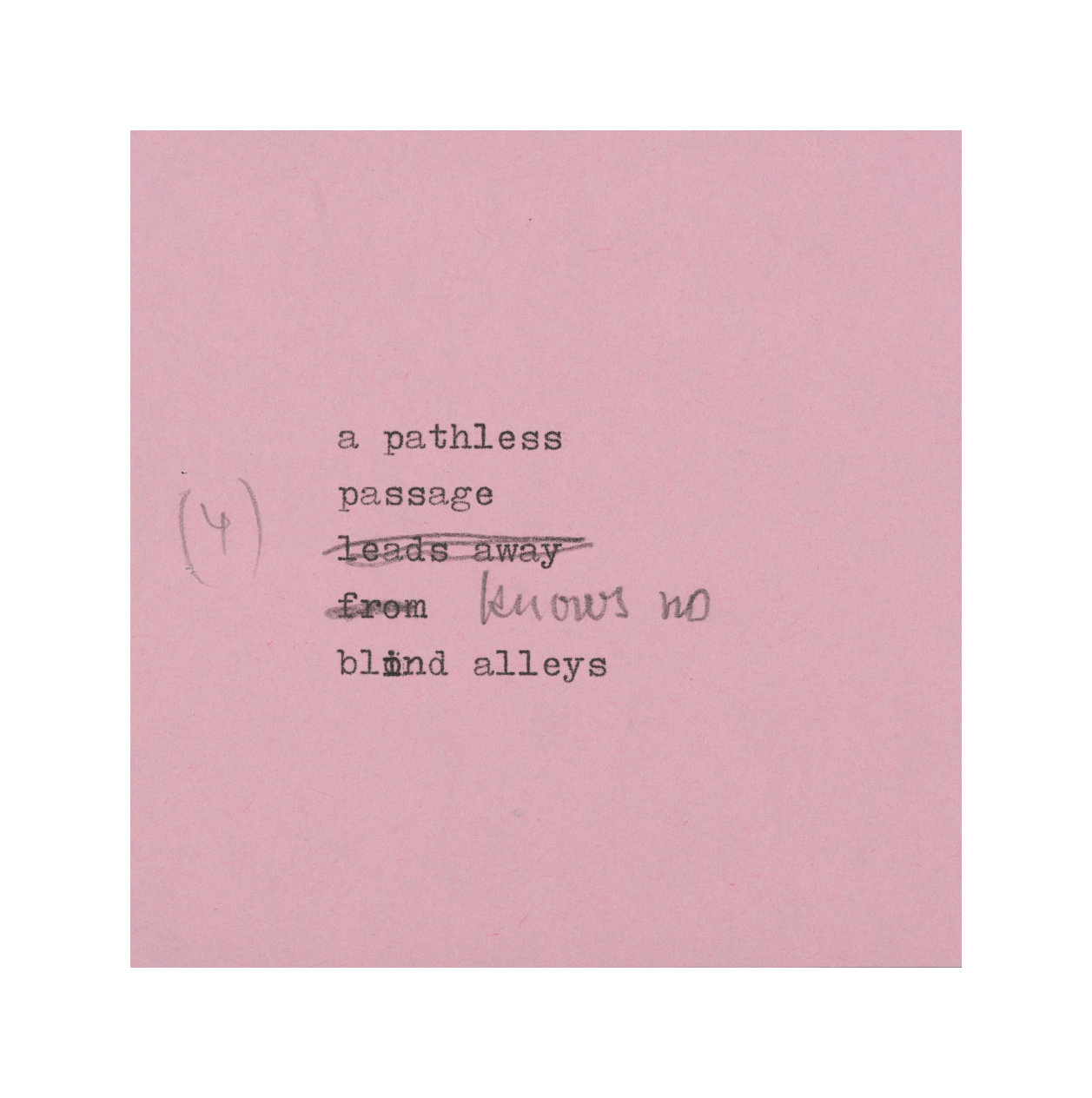 <p>loose aphorism for contemplation<br />
[GREE/2/028]<br />
<br></p>