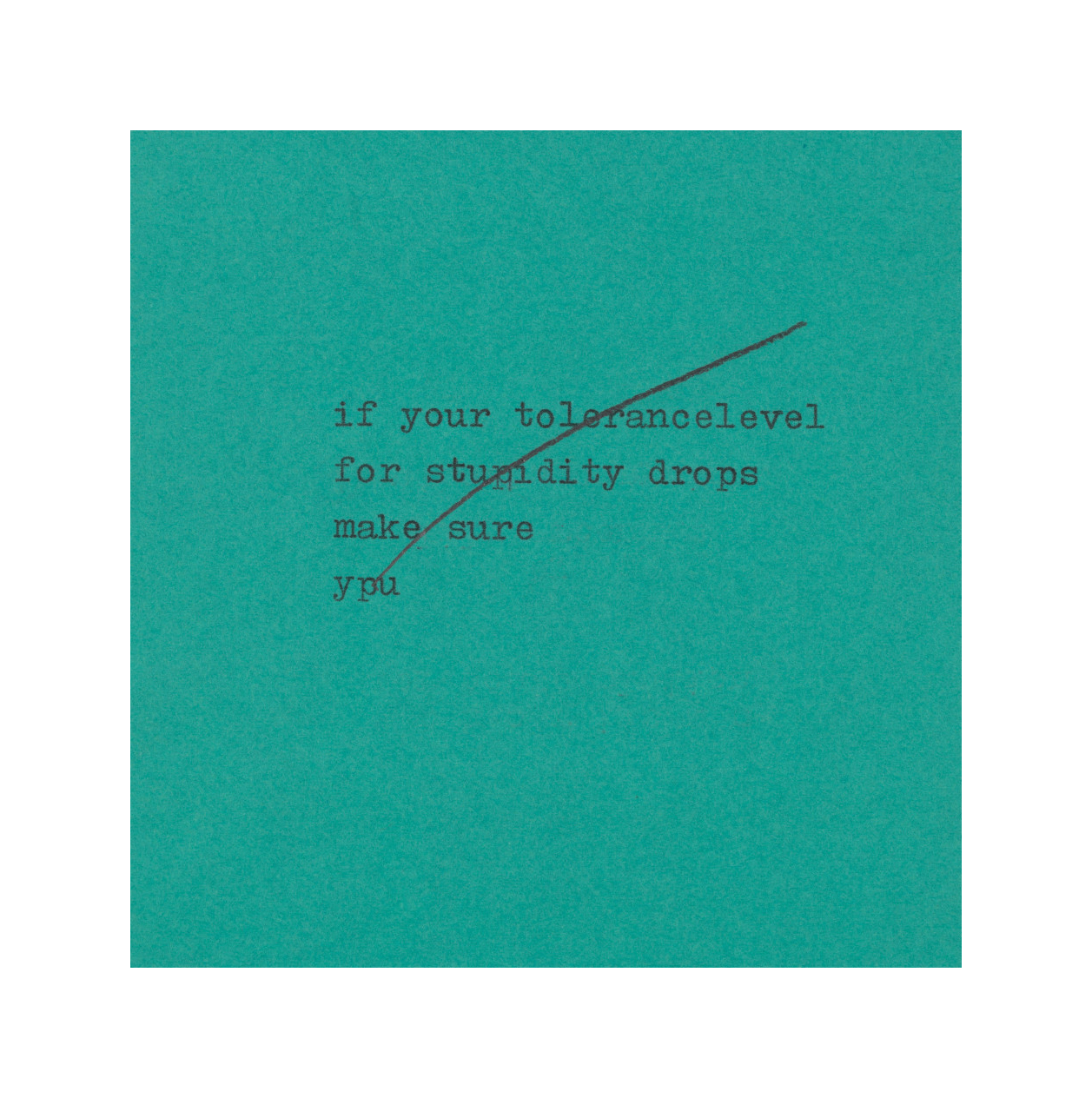 <p>loose aphorism for contemplation<br />
[GREE/2/028]<br />
<br></p>