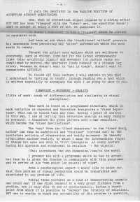 *Art and Communication (Co-operations of artist and spectator in contemporary art*, lecture script (1965)
[Bibliothèques d’Université Paris Cité, Boulogne]
<br>