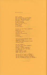 *Tune in to Reality!* (1974), *traffic*
[GREE/2/026]
<br>